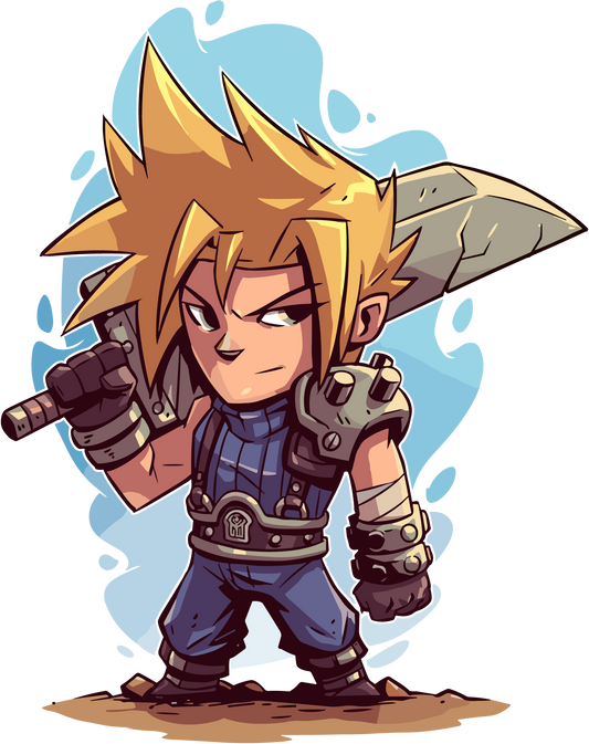 Cloud Strife - Final Fantasy Sticker