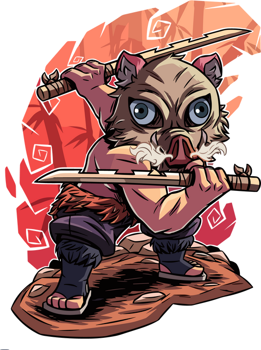 Inosuke - Demon Slayer Sticker