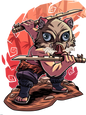 Inosuke - Demon Slayer Sticker