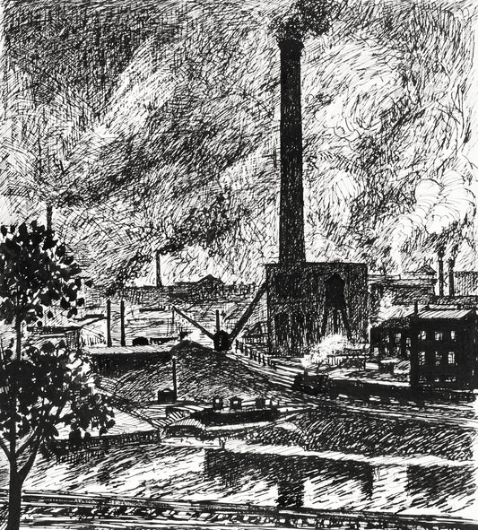 Industrial Scene Henry Lyman Sayen