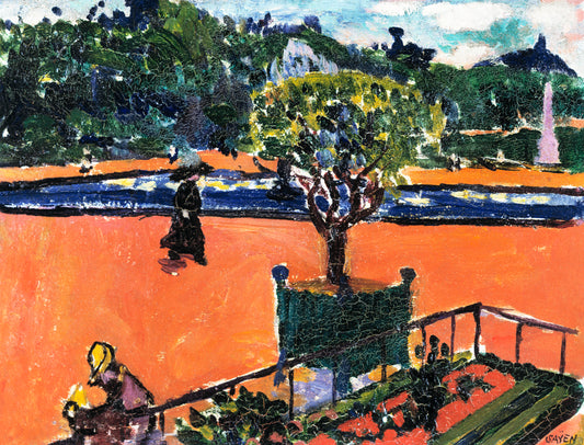 In the Luxembourg Gardens (1910–1912) Henry Lyman Sayen