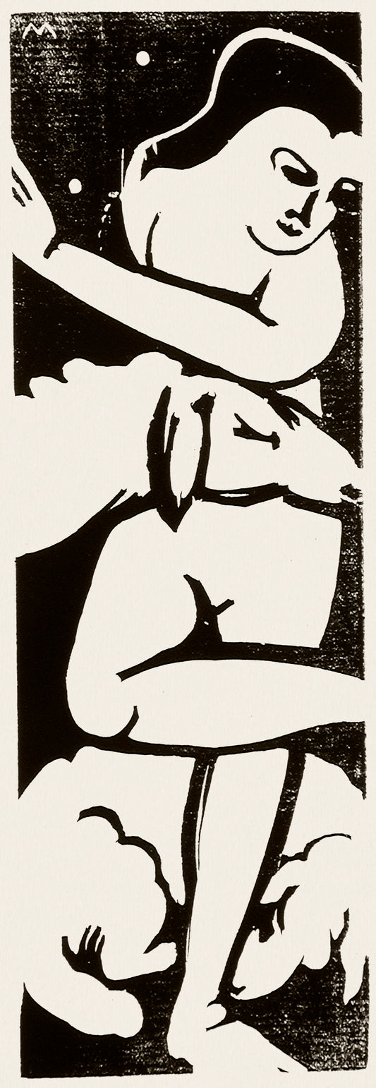 The shepherdess (1912) Franz Marc