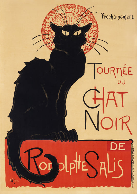 Tournée du Chat Noir (1896) by Théophile Alexandre Steinlen