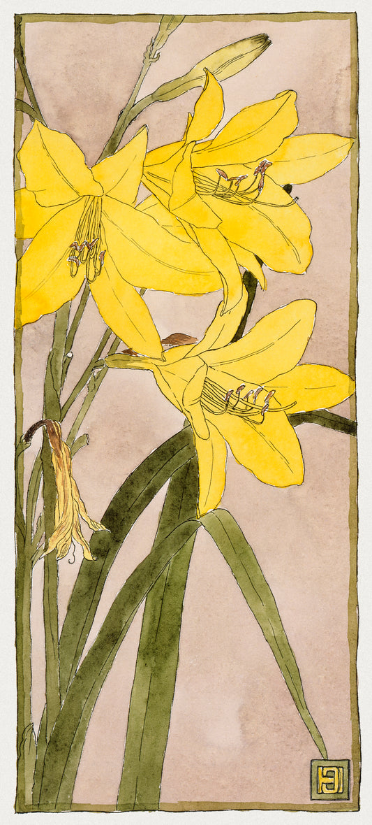 Yellow Daylily (1915) by Hannah Borger Overbeck