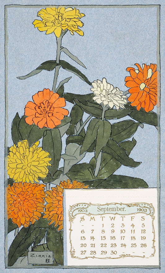 Zinnia (1915) by Hannah Borger Overbeck