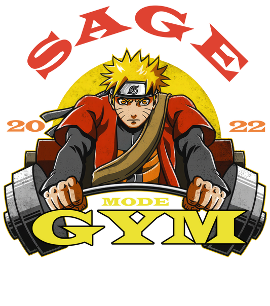Naruto Gym Sticker
